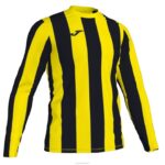 Joma 82P4R4613 أصفر أسود قميص طويل الأكمام inter رجال