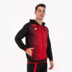 Joma 82P4R4620 أسود أحمر سوبرنوفا سترة مقنعين رجال - Image 4