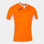 Joma 82P4R4626 برتقالي أبيض قميص قصير الأكمام toletum الثاني رجال