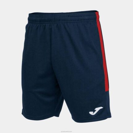 Joma 82P4R4638 الأزرق الداكن الأحمر بطولة برمودا السراويل البيئية رجال