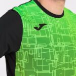 Joma 82P4R4661 أسود أخضر نيون قميص قصير الأكمام النخبة الثامن رجال - Image 5
