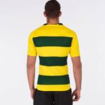 Joma 82P4R4699 أصفر أخضر قميص قصير الأكمام prorugby الثاني رجال - Image 4