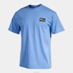 Joma 82P4R4704 أزرق قميص قصير الاكمام كاليفورنيا رجال