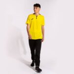 Joma 82P4R4710 أصفر أسود قميص بأكمام قصيرة ذهبي رابعا رجال - Image 9