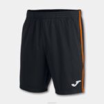 Joma 82P4R471 أسود برتقالي فلوري شورت برمودا مفتوح ثالثا رجال