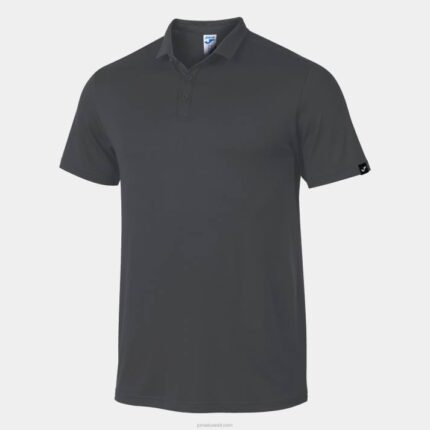 Joma 82P4R4748 الرمادي الداكن قميص بولو قصير الأكمام سيدني رجال