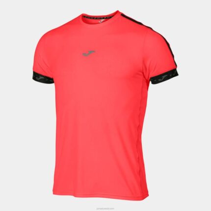 Joma 82P4R4755 نيون المرجان قميص بأكمام قصيرة r-city رجال