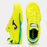 Joma 82P4R47 الفلورسنت الأصفر الأزرق الداكن حذاء كرة القدم توب فليكس 23 تيرف - Image 4