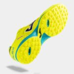 Joma 82P4R47 الفلورسنت الأصفر الأزرق الداكن حذاء كرة القدم توب فليكس 23 تيرف - Image 5
