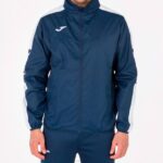 Joma 82P4R517 الأزرق الداكن الأبيض بطولة سترة المطر الرابع رجال - Image 2