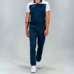 Joma 82P4R519 الأزرق الداكن الأبيض قميص بولو بأكمام قصيرة هواية II رجال - Image 9