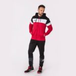 Joma 82P4R547 أحمر أسود طاقم سترة مقنعين الرابع رجال - Image 7