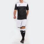 Joma 82P4R548 أسود أبيض الفائز قميص قصير الأكمام رجال - Image 4