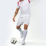 Joma 82P4R553 أبيض أحمر بطولة قميص قصير الأكمام v رجال - Image 8