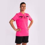 Joma 82P4R555 الفلورسنت الوردي قميص قصير الأكمام الحكم رجال - Image 8