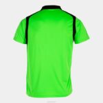Joma 82P4R557 نيون أخضر أسود بطولة قميص بولو بأكمام قصيرة v رجال - Image 6