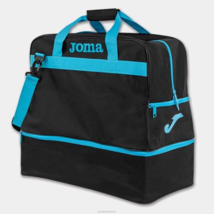 Joma 82P4R561 الفيروز الفلوري الأسود حقيبة التدريب الرياضي الكبرى III