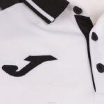 Joma 82P4R564 أبيض أسود قميص بولو قصير الأكمام أساسي الثاني رجال - Image 3