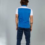 Joma 82P4R568 أزرق ملكي أبيض قميص بولو بأكمام قصيرة هواية II رجال - Image 5
