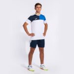 Joma 82P4R592 الأبيض الأزرق الملكي الأزرق الداكن قميص طاقم قصير الأكمام v رجال - Image 6