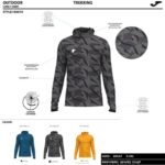 Joma 82P4R594 الرمادي الداكن مستكشف قميص طويل الأكمام رجال - Image 3