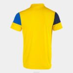 Joma 82P4R595 الأصفر الأزرق الملكي الأزرق الداكن قميص بولو بأكمام قصيرة طاقم v رجال - Image 2