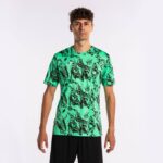 Joma 82P4R607 أخضر أسود قميص قصير الأكمام أسد رجال - Image 2