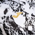 Joma 82P4R60 أبيض أسود قميص قصير الأكمام أسد رجال - Image 3