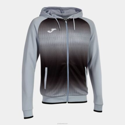 Joma 82P4R617 السماء الزرقاء السوداء جاكيت بغطاء رأس Tiger v رجال