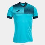 Joma 82P4R620 الفلورسنت الفيروز الأزرق الداكن قميص بأكمام قصيرة مستعر أعظم صديق للبيئة رجال