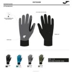 Joma 82P4R624 الكاكي مستكشف القفازات - Image 3
