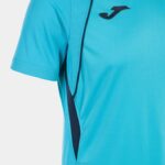 Joma 82P4R646 الفلورسنت الفيروز الأزرق الداكن قميص بطولة قصيرة الأكمام السابع رجال - Image 4