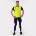 Joma 82P4R674 الأزرق الداكن أصفر فلوري قميص قصير الأكمام النخبة الثامن رجال - Image 4