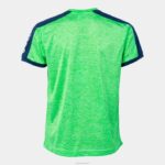 Joma 82P4R684 الفلورسنت الأخضر مزيج من الرمادي والأزرق الداكن قميص قصير الأكمام escanu رجال - Image 2