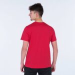 Joma 82P4R687 أحمر قميص قصير الاكمام صحراوي رجال - Image 3
