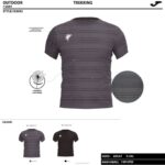 Joma 82P4R696 الرمادي الداكن قميص قصير الأكمام المستكشف رجال - Image 3