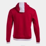 Joma 82P4R732 احمر ابيض سترة مقنعين مريحة الثاني رجال - Image 2