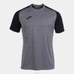Joma 82P4R736 مزيج أسود رمادي قميص بأكمام قصيرة أكاديمية رابعا رجال