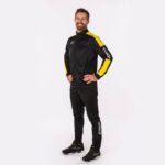 Joma 82P4R762 أصفر مسود بطولة سترة الرابع رجال - Image 3