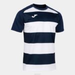 Joma 82P4R817 الأزرق الداكن الأبيض قميص قصير الأكمام prorugby الثاني رجال