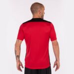 Joma 82P4R822 أحمر أسود بطولة قميص قصير الأكمام سادسا رجال - Image 4