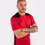 Joma 82P4R822 أحمر أسود بطولة قميص قصير الأكمام سادسا رجال - Image 7