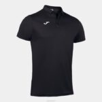 Joma 82P4R828 أسود قميص بولو قصير الأكمام هواية رجال