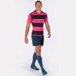Joma 82P4R830 بنفسجي وردي قميص قصير الأكمام prorugby الثاني رجال - Image 7