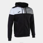 Joma 82P4R836 أسود أبيض رمادي طاقم سترة مقنعين v رجال