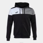 Joma 82P4R836 أسود أبيض رمادي طاقم سترة مقنعين v رجال - Image 5