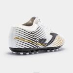 Joma 82P4R852 أبيض أسود حذاء كرة القدم دفع كوب 23 عشب صناعي - Image 3