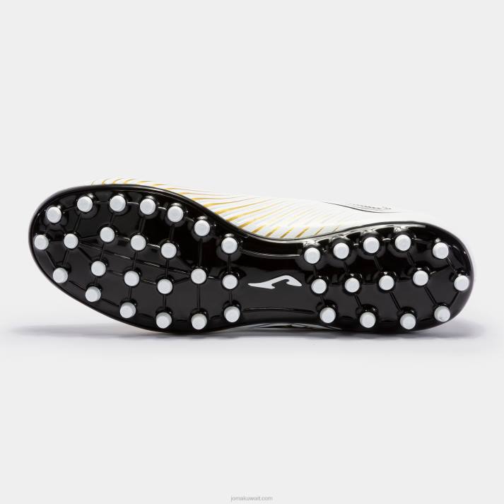 Joma 82P4R852 أبيض أسود حذاء كرة القدم دفع كوب 23 عشب صناعي - Image 5