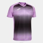 Joma 82P4R866 أسود أرجواني قميص بأكمام قصيرة النمر v رجال - Image 3
