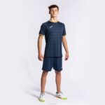 Joma 82P4R871 الأزرق الداكن قميص ذهبي كم قصير v رجال - Image 7